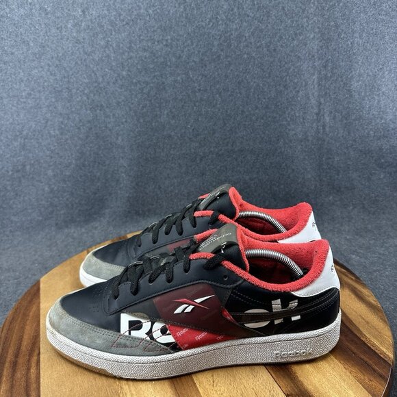 Reebok 94RE-1L Club C 85 Concept Sample 005 Red/Black Shoes Mens Size 12 EH0139 - Picture 6 of 10